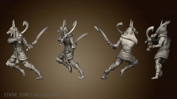 3D model Gods and Heroes Egypt TR Anubis Warrior (STL)