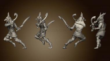 3D model Gods and Heroes Egypt TR Anubis Warrior (STL)