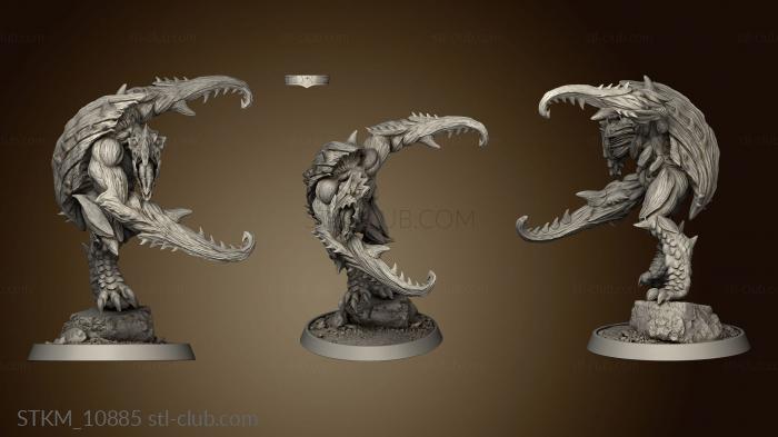 3D model Creature Hooked Horror (STL)