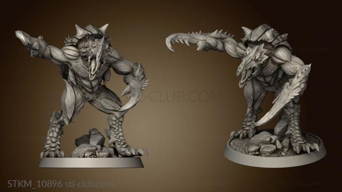 3D model Creature Hooked Horror (STL)