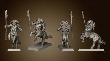 3D model BEASTMEN CENTAURS FLAT (STL)