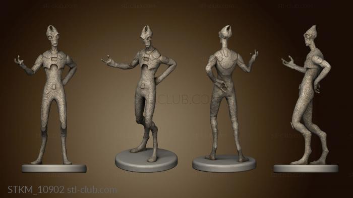 3D model Salarian Mass Effect Kallo Jath (STL)