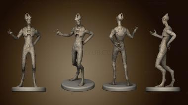 3D model Salarian Mass Effect Kallo Jath (STL)