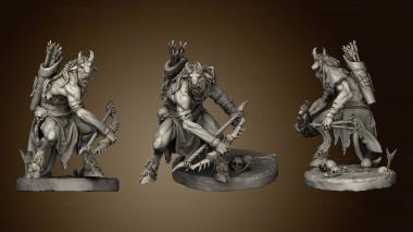 3D model Beastmen Capra hunter (STL)