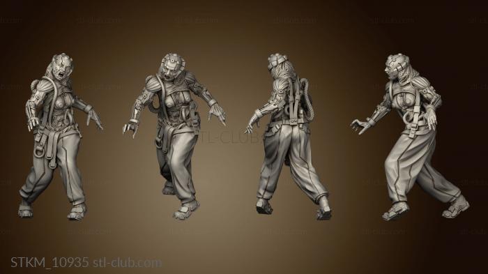 3D model Subject ONE Bio Mutant Female (STL)