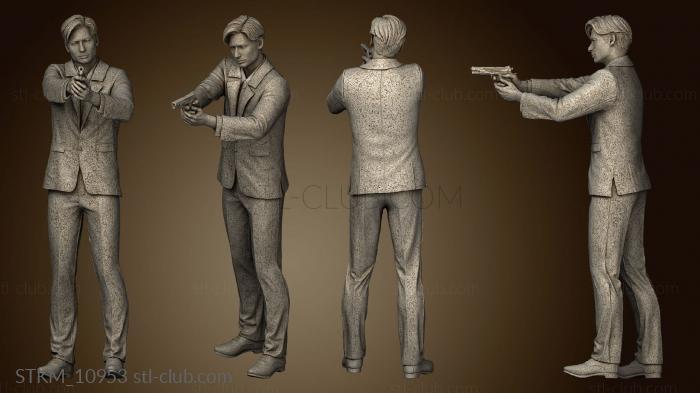 3D model Fox Mulder Figure (STL)