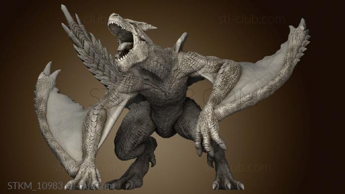 3D model Forest Dragon (STL)