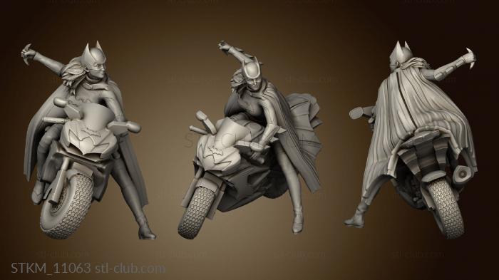 3D model Batgirl on Bike clothes (STL)