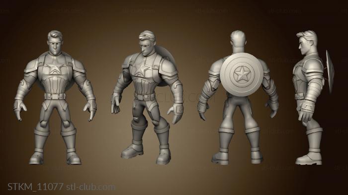 3D model Captain America (STL)