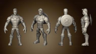 3D model Captain America (STL)