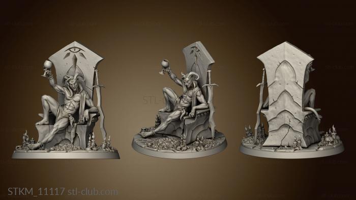 City Intrigues Baal on his Throne Pinup