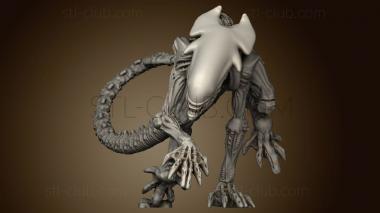 3D model Sci Fi CHEETAH ALIEN (STL)