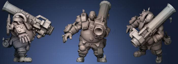 Roadhog W Missle Launcher  Tabletop Miniatures