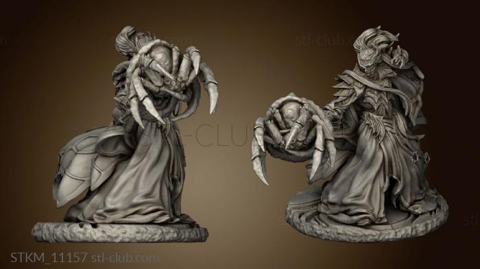 3D model The Queens Web Underworld Dark Elves Arcane Archmage (STL)