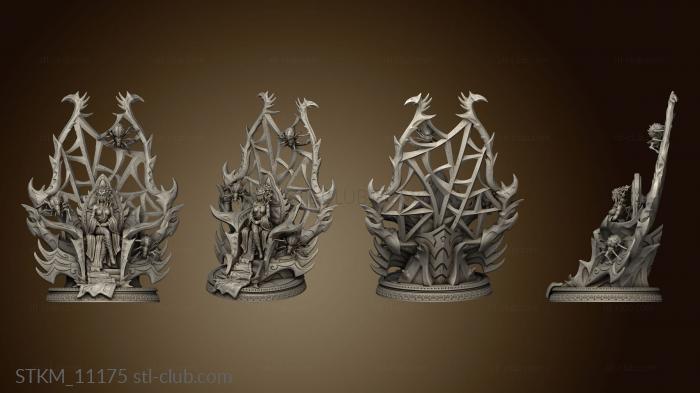 3D model The Queens Web Underworld Dark Elves Divine Matriarch (STL)