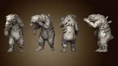 3D model The Lost Cave Throwback Undead Bears (STL)