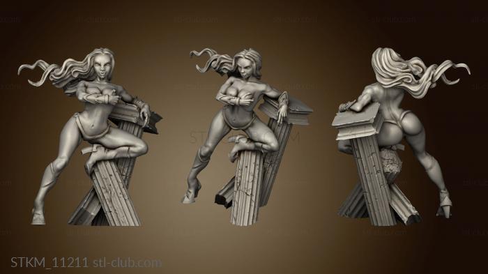 3D model Fantasy Vampire pinup russian (STL)