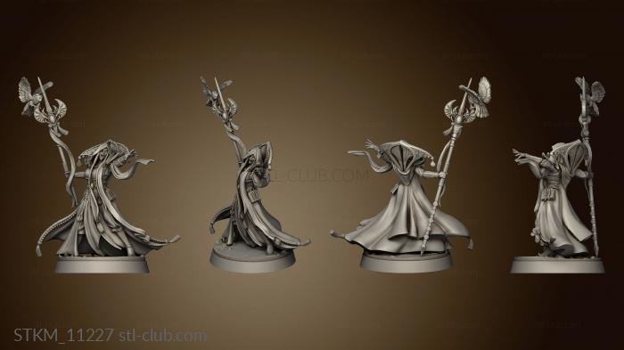 3D model Elves the Eternal Summits II Heroes Beltheriah Tempest Warlock (STL)