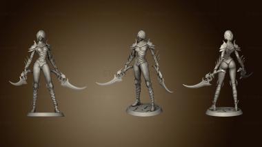 3D model death deathcult swords stance (STL)