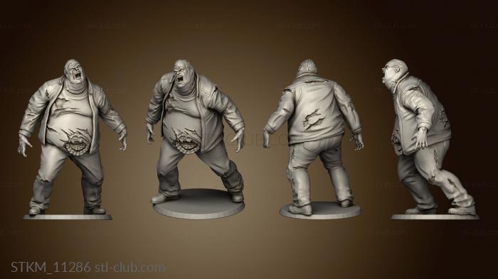 3D model Into the dead Zombie Heavyout (STL)