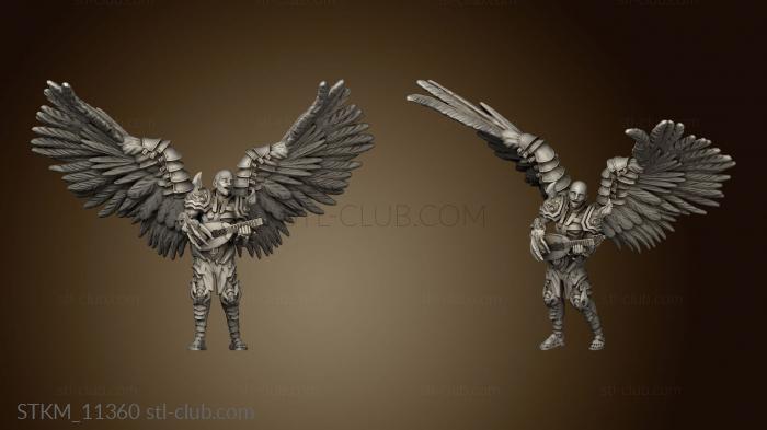 3D model Throwback Angel Warrior (STL)