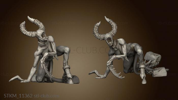 3D model Man Eaters II Lone Heroes III enved demoness (STL)