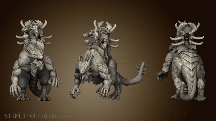 3D model Dragonborns Carnosaur (STL)