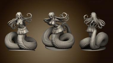 3D model Monster Miia back Hair (STL)