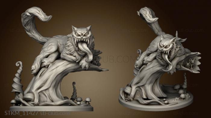 3D model Alice in Nightmareland Cheshire Cat (STL)