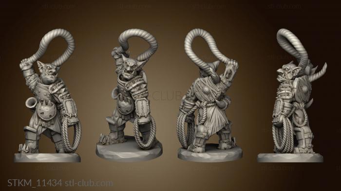 3D model War Ogre Rider Ogre (STL)