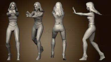 3D model Fantastic Four Marvel wargaming invisible woman (STL)