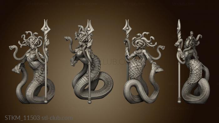 3D model Epic Boss Queen Stenaria Snakes cover (STL)