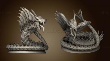 3D model The Souls in Steel Galvanized Serpent (STL)