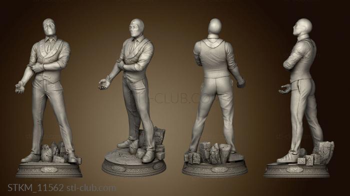 3D model Mr Knight Statue One (STL)