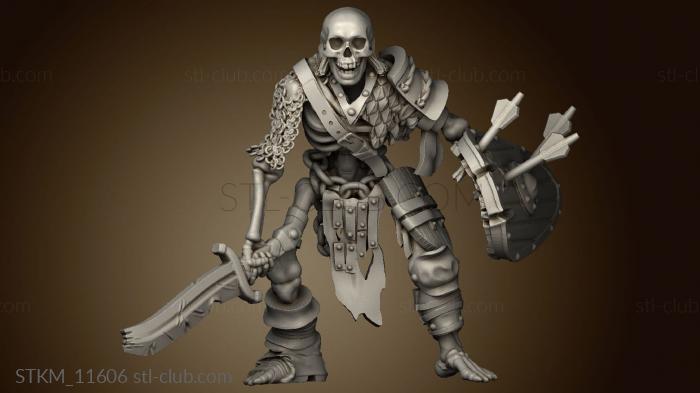 Across the Realms Skeleton Warriors sword and shield