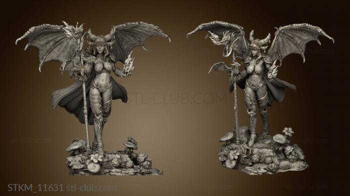 3D model Dragon Queen (STL)