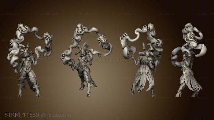 3D model Akkari Spider Elves Cray Din Witch the Cursed Forest (STL)