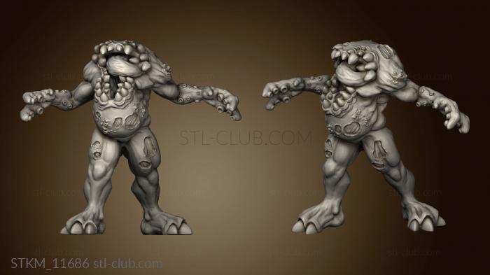 3D model Nurgle Daemons Demon (STL)