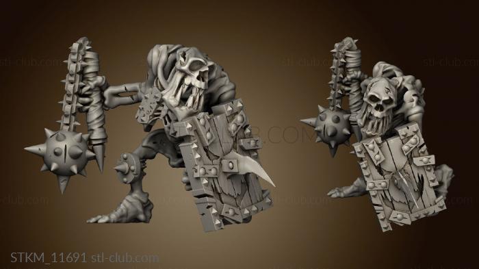 3D model skeleton goblin (STL)