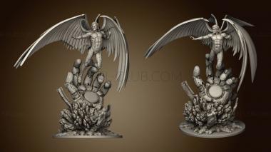 3D model archangel michael ballares sculptor (STL)