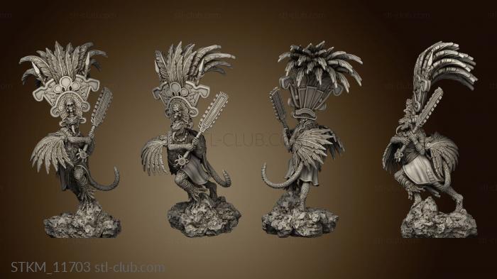 3D model Agama Sundancers Feathered Priests (STL)