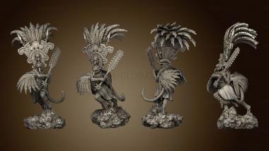 3D model Agama Sundancers Feathered Priests (STL)