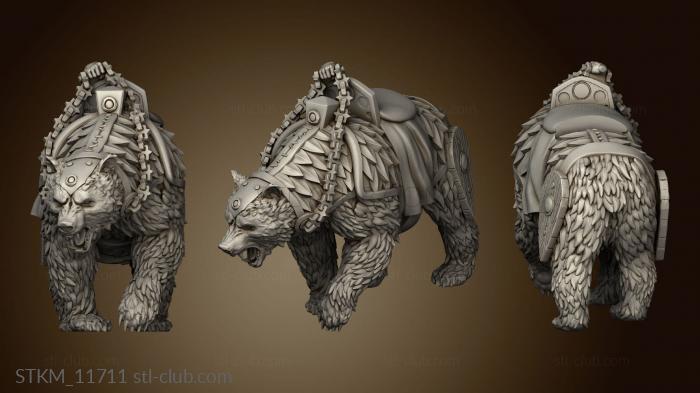 3D model Bear Riders (STL)