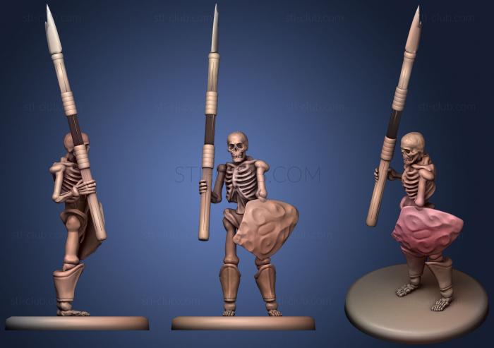 Skeleton Flag Bearer 1