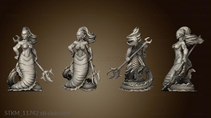 3D model Merfolk (STL)