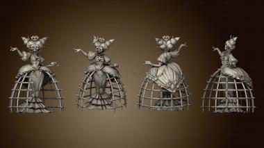 3D model Alice in Nightmareland The Heart Queen Skirt Separate Down (STL)