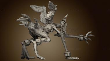 3D model Character Chicken Duck Woman (STL)