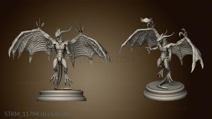 3D model Dragon aile droite (STL)