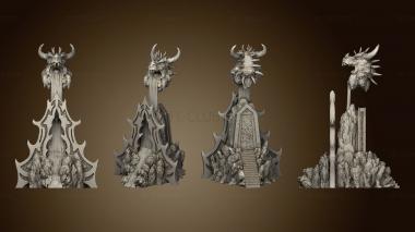 3D model Angels vs Demons Hell Gate Hells Arch (STL)