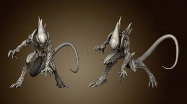 3D model Aliens solo gigerian royal blood warrior (STL)